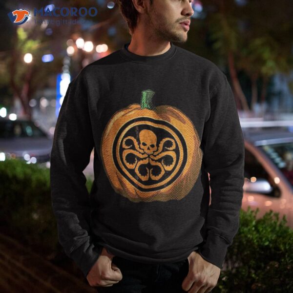 Marvel Hydra Symbol Halloween Pumpkin Graphic Shirt