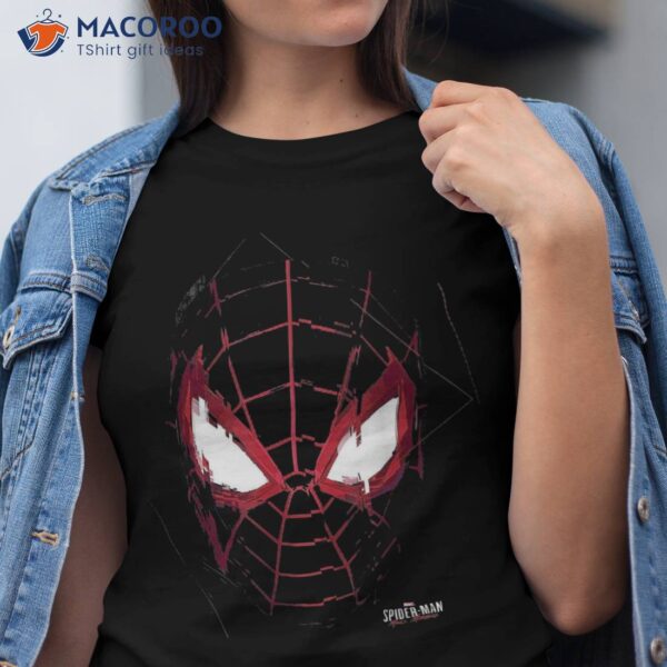 Marvel Spider-man: Miles Morales Glitch Mask Shirt