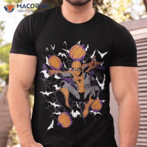 Marvel Spider-man Web & Pumpkins Halloween Shirt