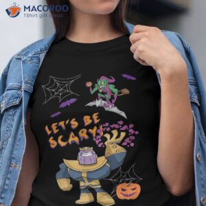 marvel studios thanos green goblin halloween pumpkin webs shirt tshirt