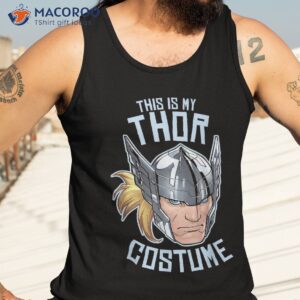 marvel thor this is my costume halloween shirt tank top 3