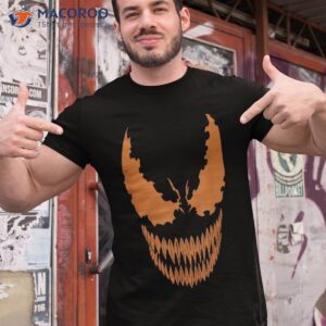 marvel venom orange face halloween shirt tshirt 1