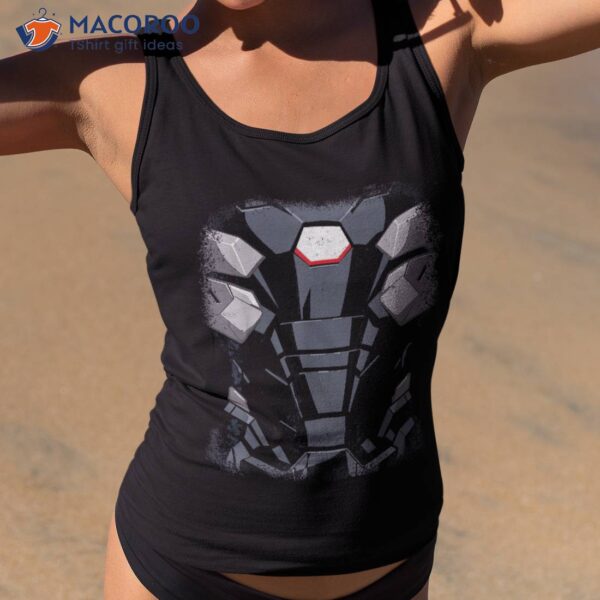 Marvel War Machine Iron Man Armor Avengers Halloween Costume Shirt