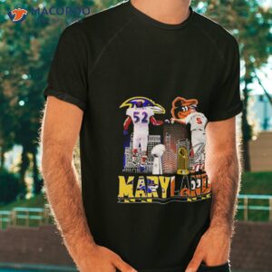 maryland k lewis and b robinson signatures shirt tshirt