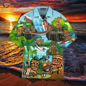 Mask Tribe Tiki Keep Saying, “tiki Hawaii Hawaiian Shirts.”