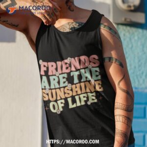 matching besties flowers friends are the sunshine of life shirt tank top 1