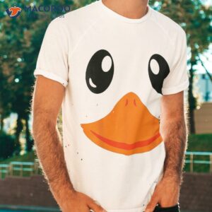 Matching Group Outfit Cute Halloween Goose Costume Duck Face Shirt