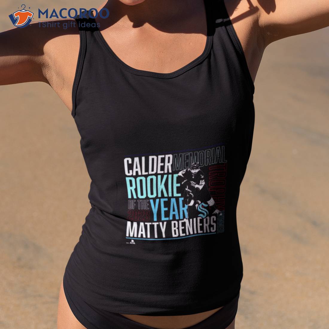 Matty Beniers Seattle Kraken 2023 Calder Trophy Winner Shirt Matty Beniers Seattle Kraken 2023 Calder Trophy Winner Shirt