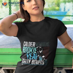 Matty Beniers Seattle Kraken 2023 Calder Trophy Winner Shirt