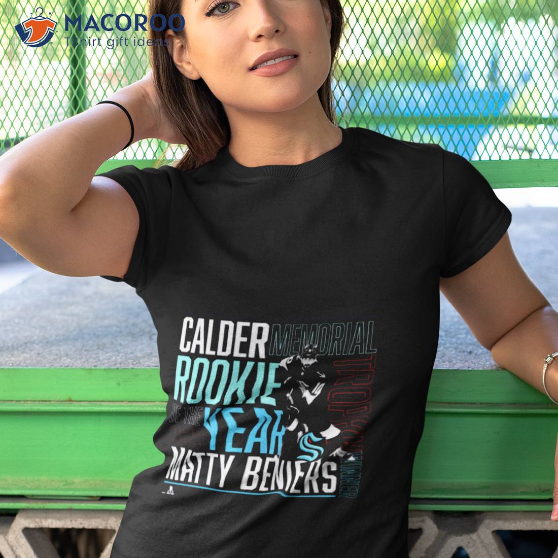 Matty Beniers Seattle Kraken 2023 Calder Trophy Winner Shirt Matty Beniers Seattle Kraken 2023 Calder Trophy Winner Shirt