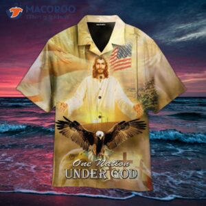 “may Jesus Bless America, One Nation Under God, In Hawaiian Shirts.”