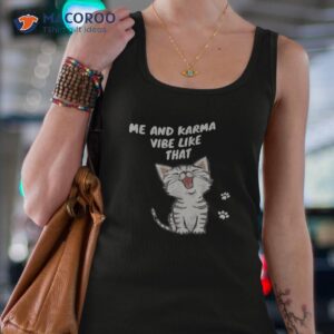 me and karma vibe like that funny groovy hippie flower retro shirt tank top 4