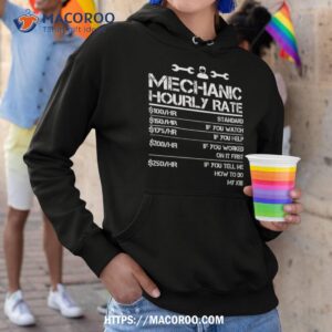 mechanic hourly rate funny gift shirt for labor rates best labor day sales hoodie