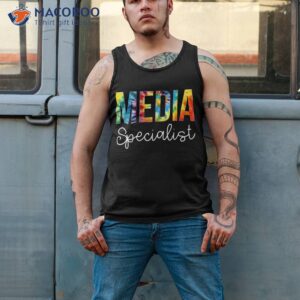 media specialist tie dye appreciation day back to school shirt tank top 2