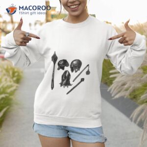 medieval weapons logo shirt sweatshirt