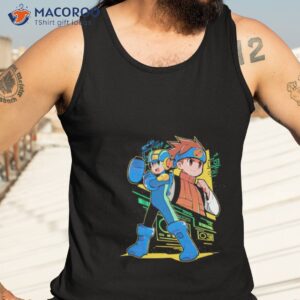 mega man and lan t shirt tank top 3