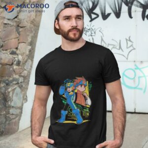Mega Man And Lan Shirt