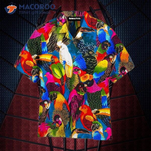 Men’s Floral Printed Colorful Hawaiian Casual Shirts