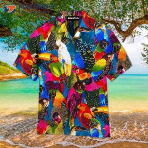 men s floral printed colorful hawaiian casual shirts 1
