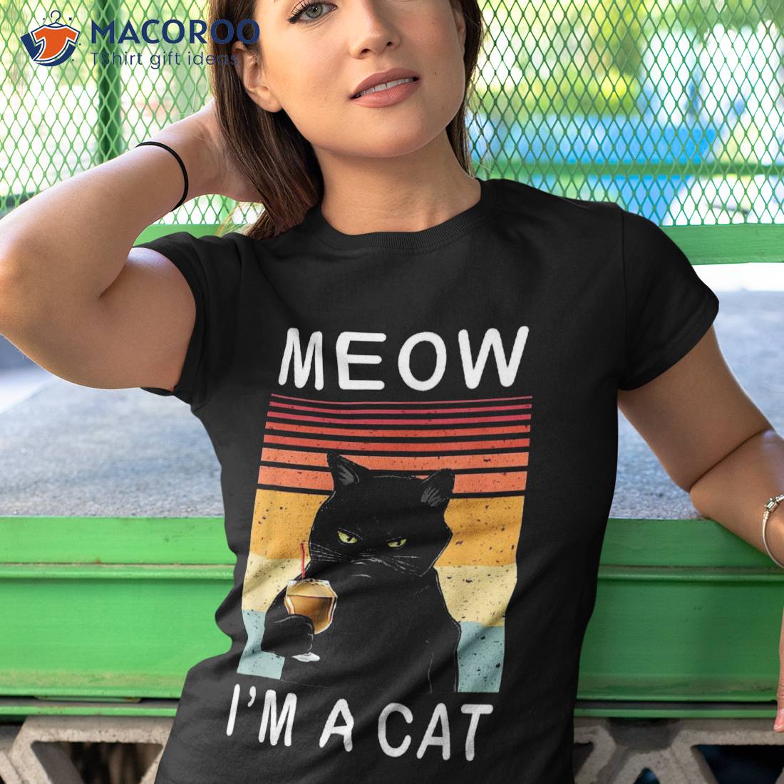 Meow I’m A Cat Shirt – Black Meow I’m A Cat Shirt – Black