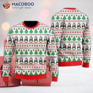 Merry Christmas Penguins Ugly Sweater