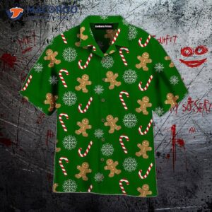 Merry Christmas Xmas Is Coming Pattern Green Hawaiian Shirts