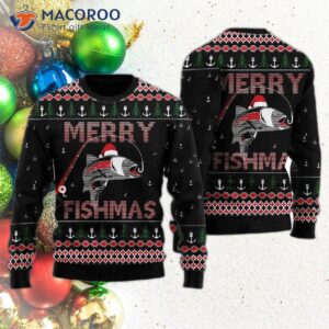 Merry Fishmas Ugly Christmas Sweater