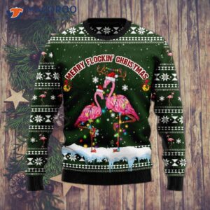 Merry Flocking Christmas Ugly Sweater