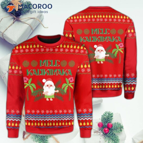 Merry Kalikimaka Ugly Christmas Sweater
