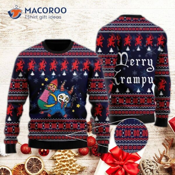 Merry Krampus Ugly Christmas Sweater