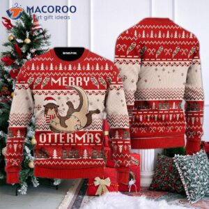 Merry Ottermas Ugly Christmas Sweater