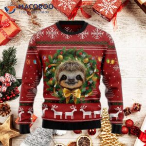 Merry Slothmas Ugly Christmas Sweater