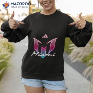 messi x adidas neon lights inter miami t shirt sweatshirt