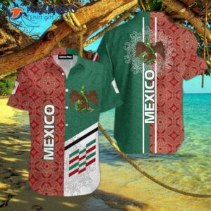 Mexico Proud Red And Green Hawaiian Shirts