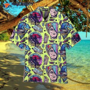 Miami Beach Summer Hawaiian Shirts With An All-over Pattern