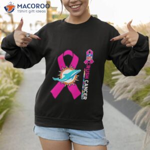 miami dolphins nfl crush cancer shirt sweatshirt 1