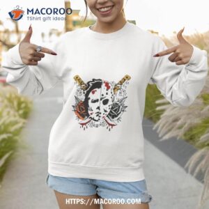 michael myers and jason voorhees horror ghost mask halloween 2023 shirt sweatshirt 1