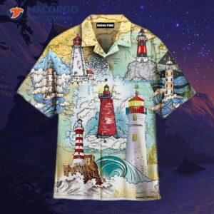 Michigan Lighthouse Hawaiian Shirts