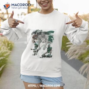 michigan state university tee sweatshirt