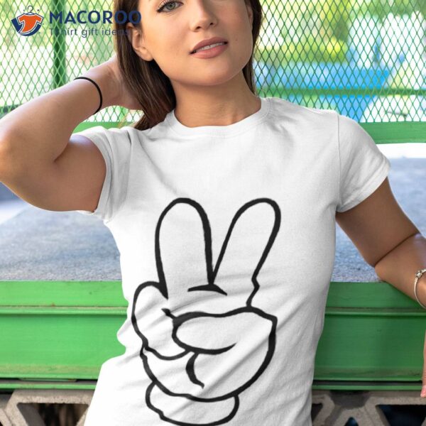 Mickey Peace Sign Shirt
