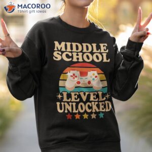 middle school level unlocked girls boys back to shirt sweatshirt 2