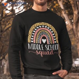 middle school squad team teacher girls boys back to shirt sweatshirt