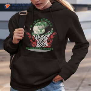 Milwaukee Bucks Basketball Champions Fire Logo 2023 Shirt