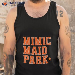 mimic maid park shirt tank top