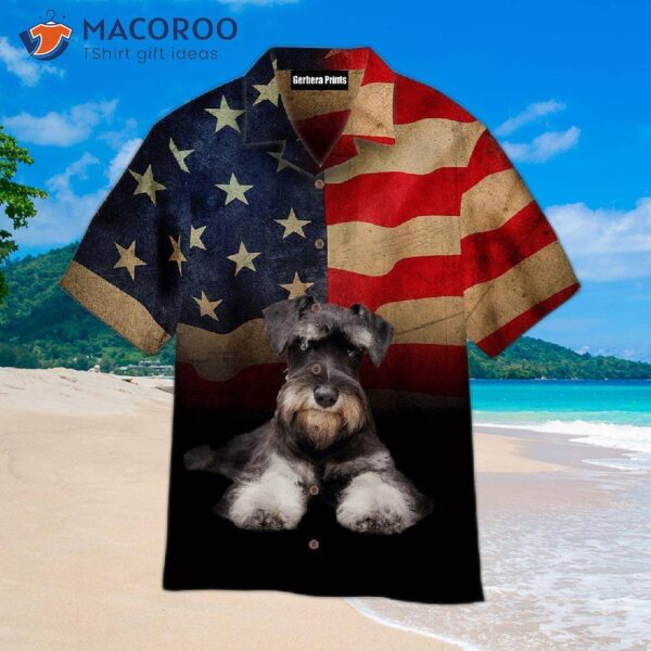 Miniature Schnauzer Hawaiian Shirt