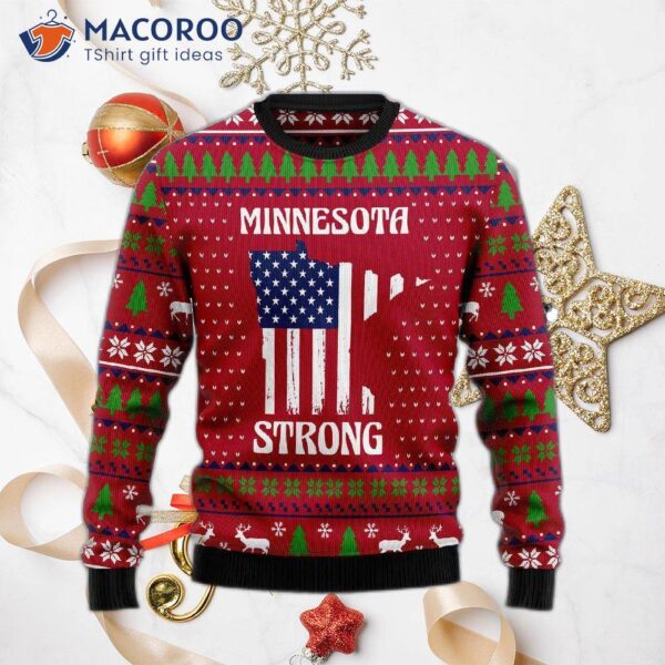 Minnesota Strong Ugly Christmas Sweater