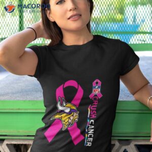 minnesota vikings nfl crush cancer shirt tshirt 1