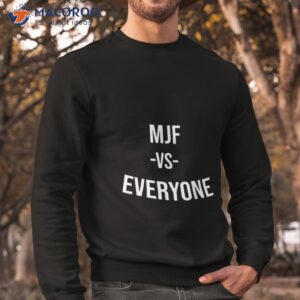 mjf vs everybody wrestling art shirt sweatshirt