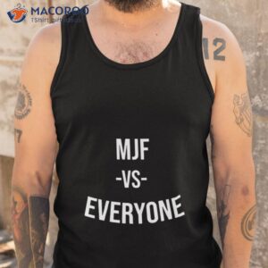 mjf vs everybody wrestling art shirt tank top