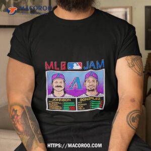 Mlb Jam Diamondbacks Johnson And Gonzalez Shirt